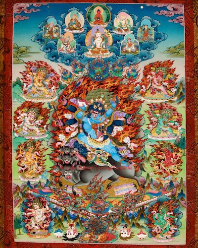 Black Hayagriva Mandala